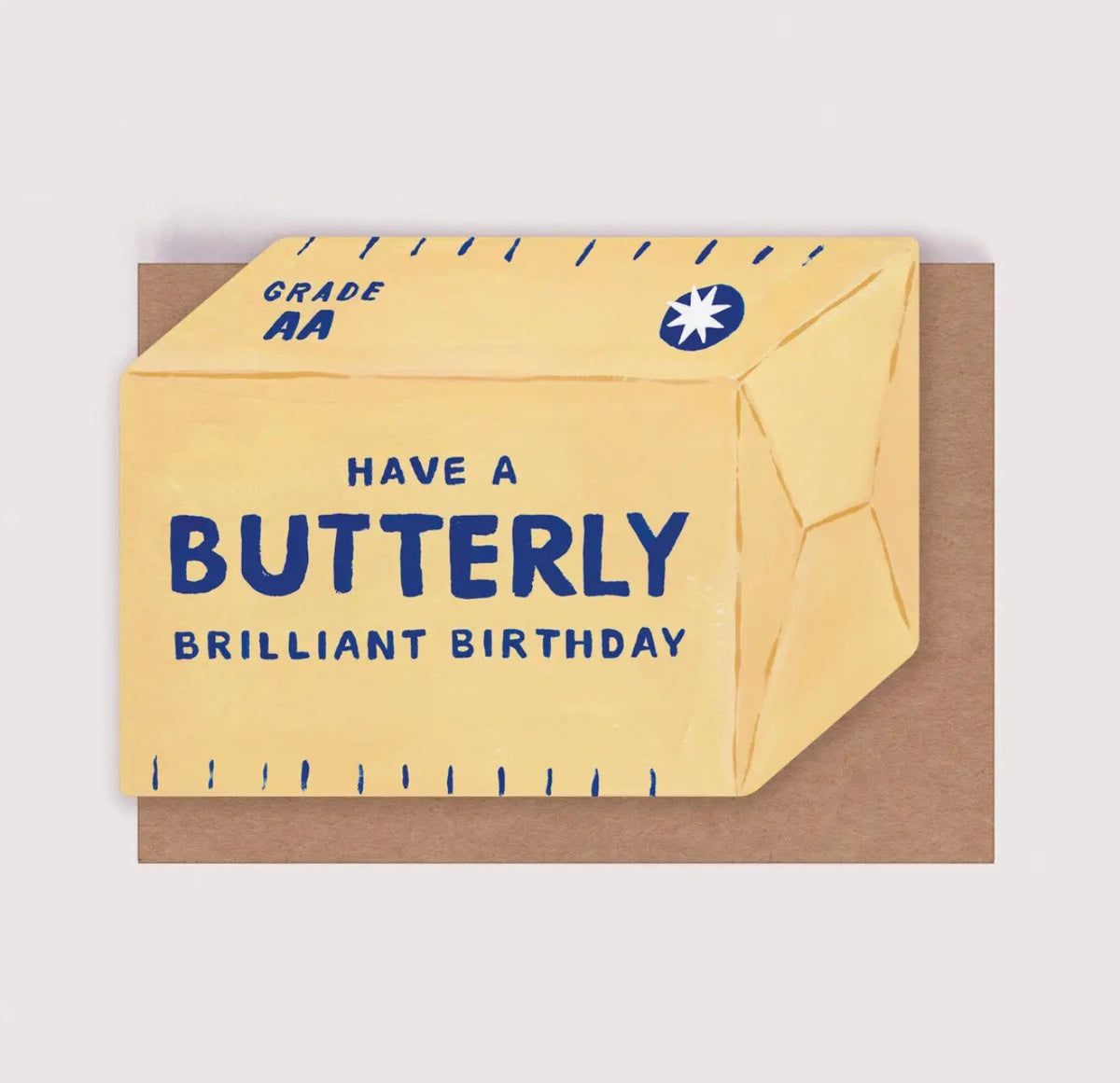 Butter Birthday Card