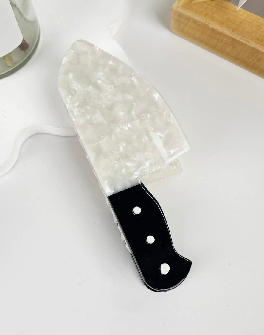 Knife Hair Claw Clip