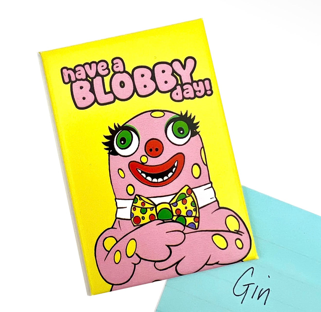 Blobby Inspired Fridge Magnet