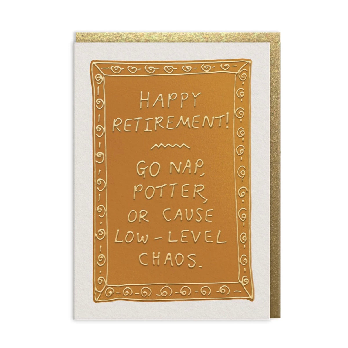 Low Level Chaos Retirement Greeting Card