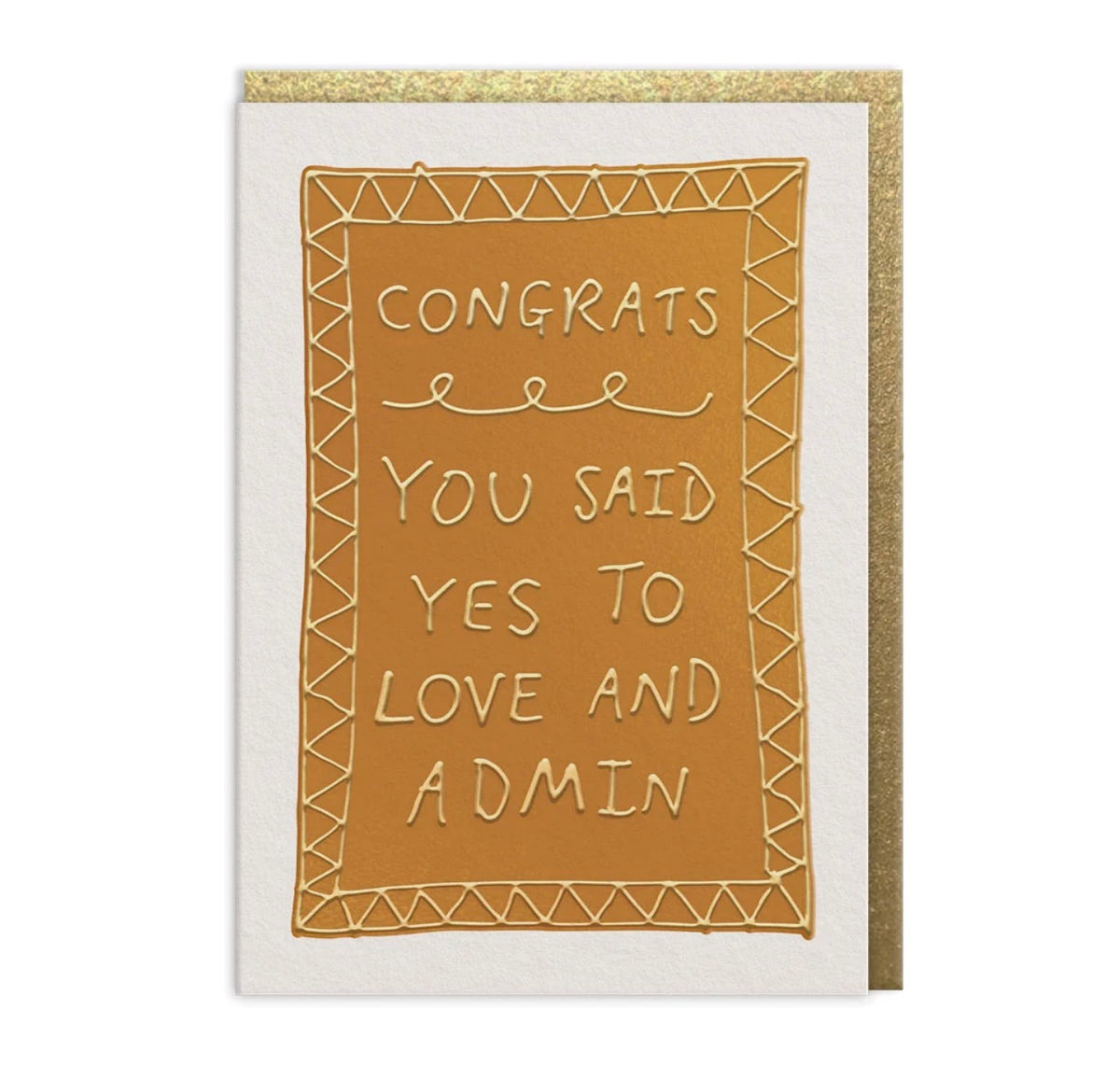 Love and Admin Greeting Card
