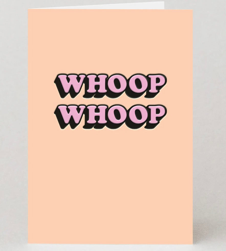 Whoop Whoop Congratulations Card
