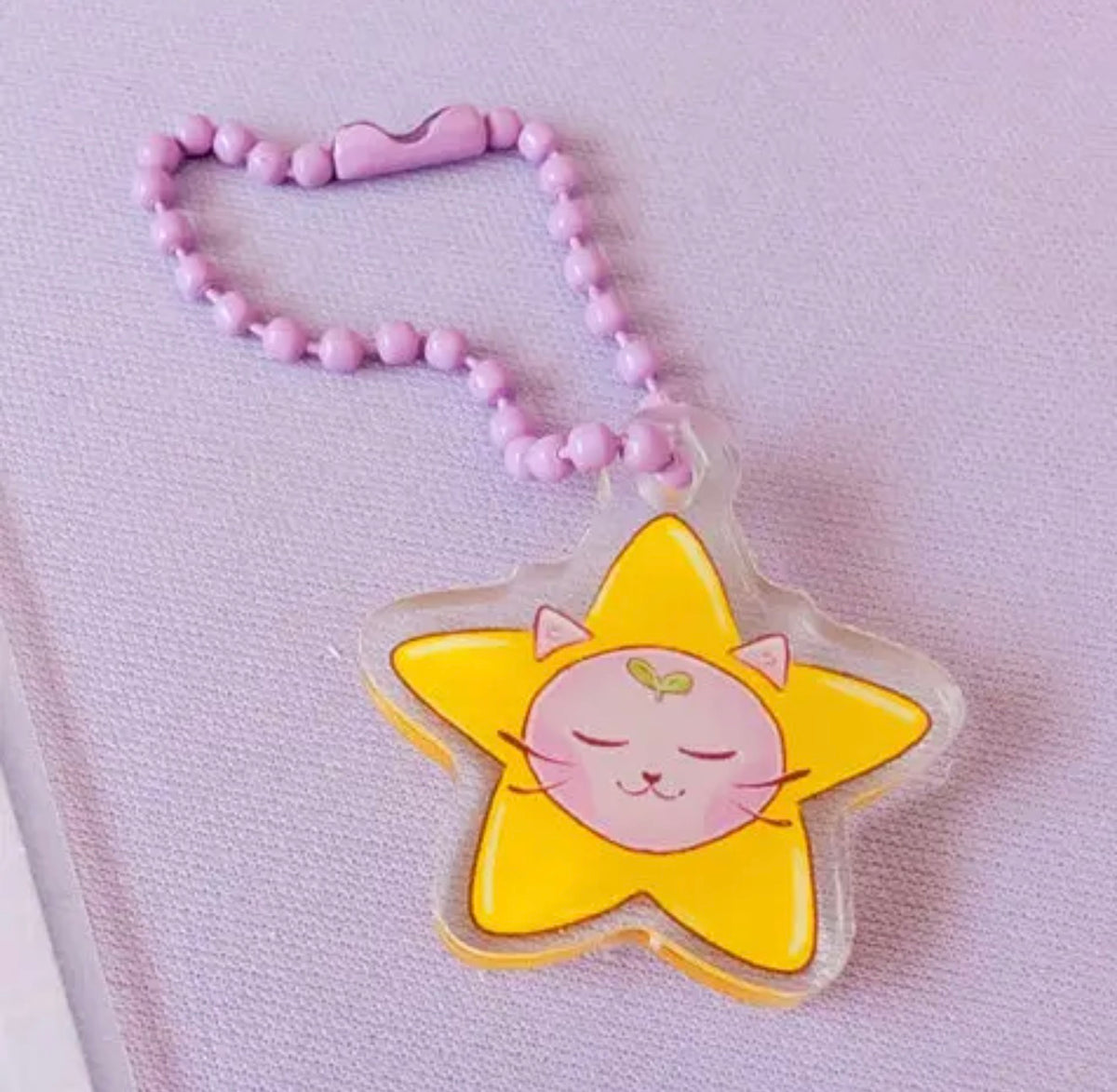 Star Cat Small Acrylic Charm