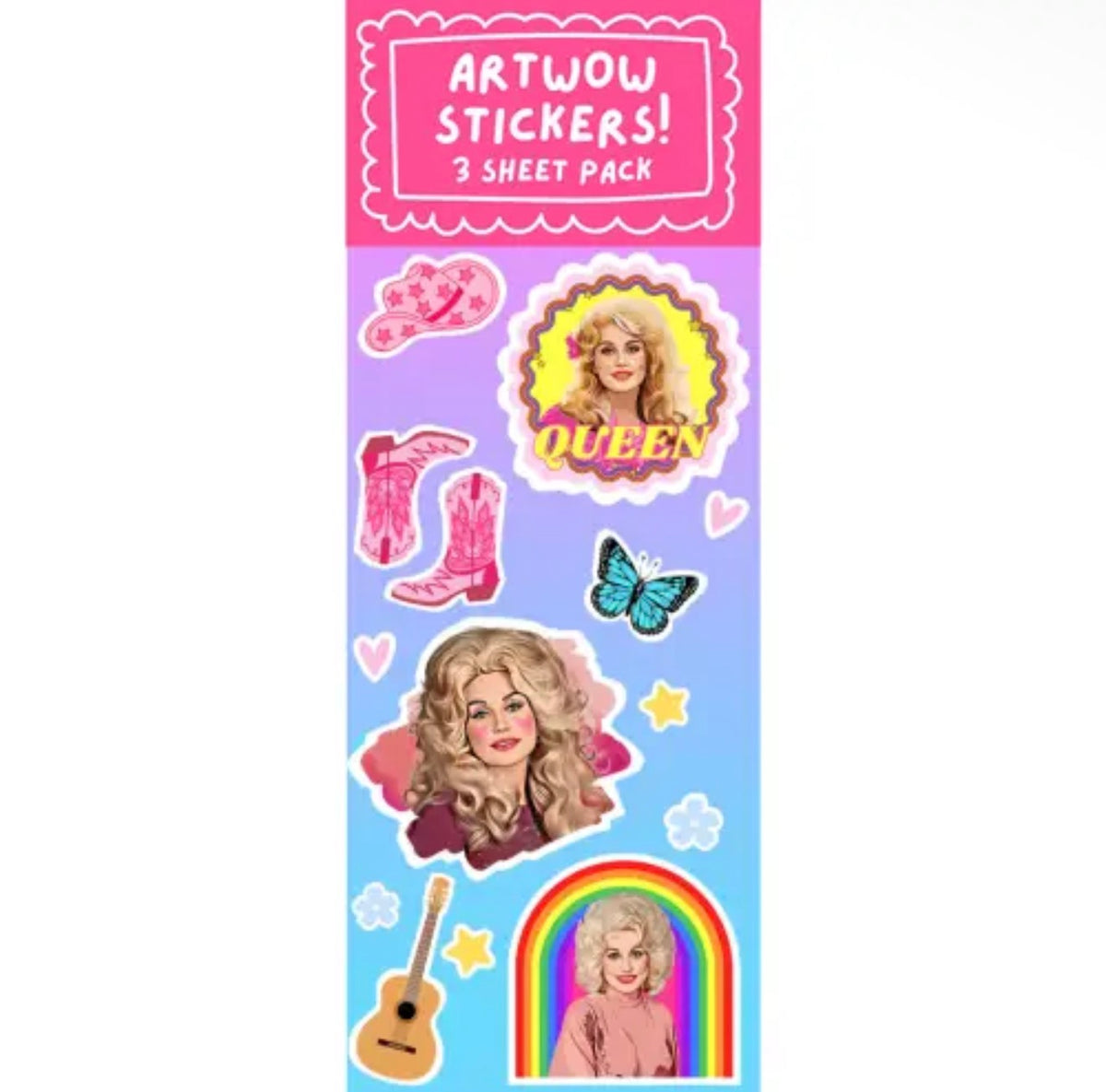 Queen Dolly Sticker Pack