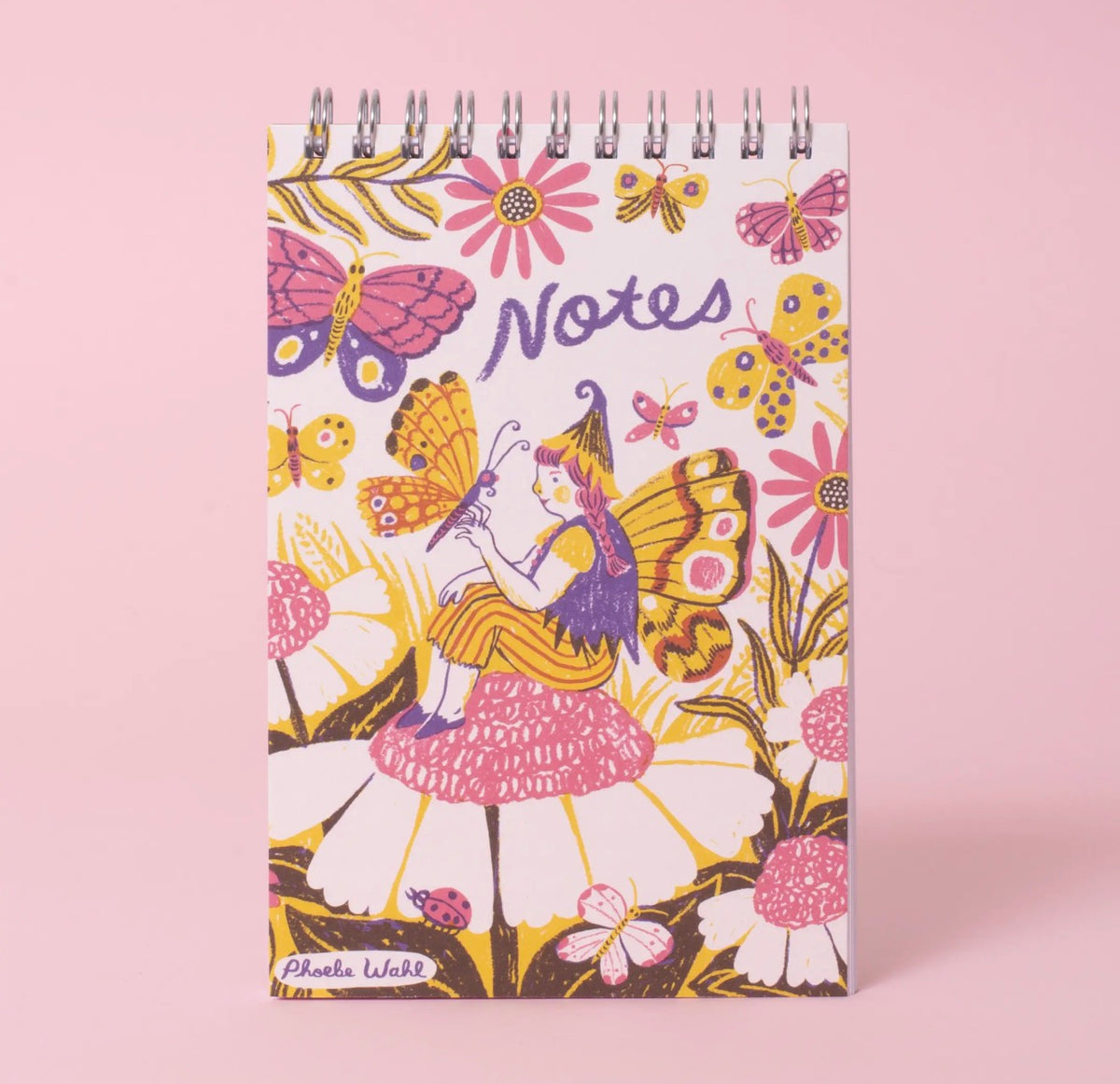 Fairy Garden 4x6" Spiral Notebook Blank