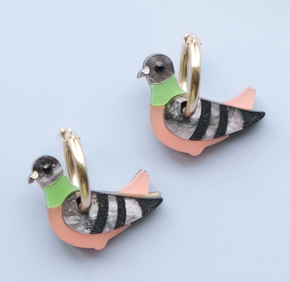 Pigeon Hoop Earrings