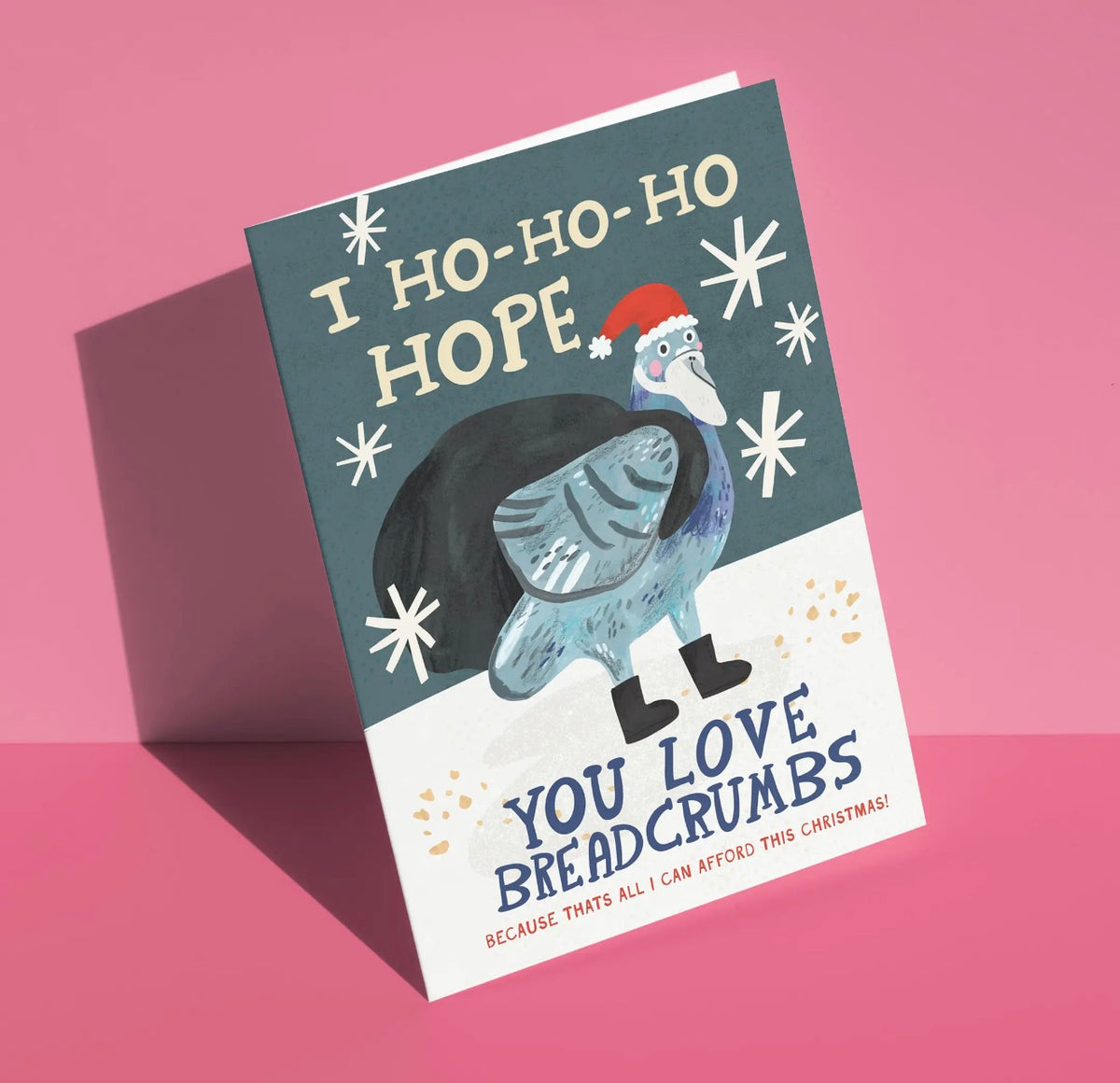 Ho Ho Hope Breadcrumbs Greetings Card
