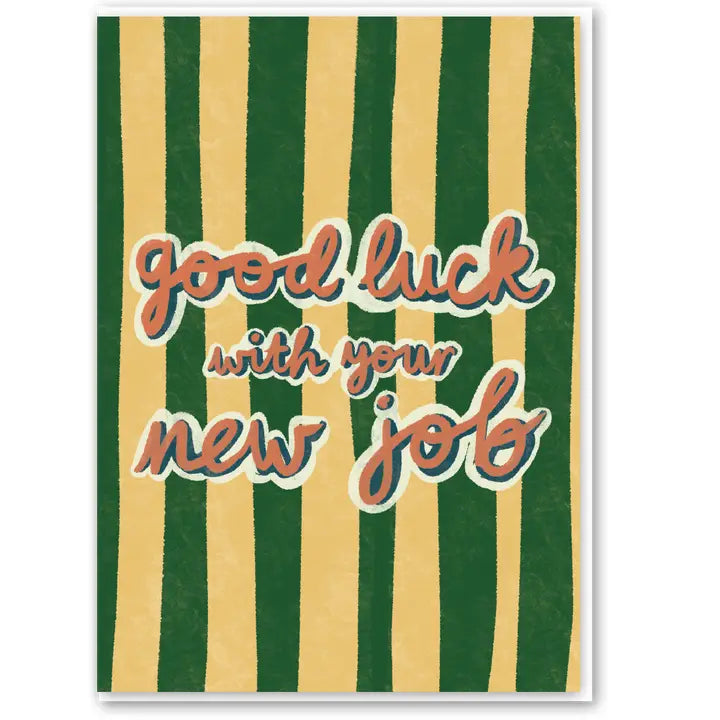 Good Luck with your New Job Card