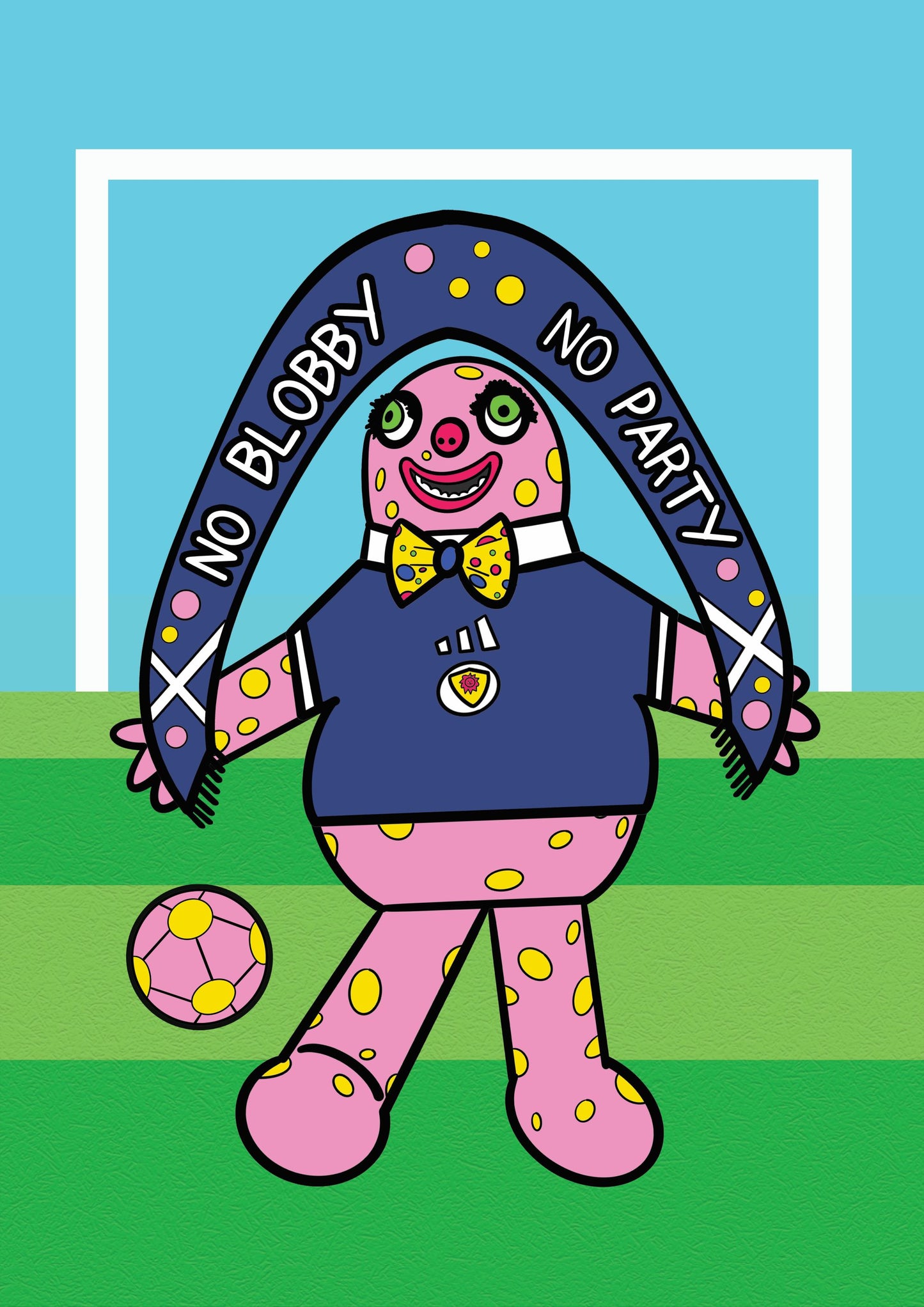 No Blobby No Party Print
