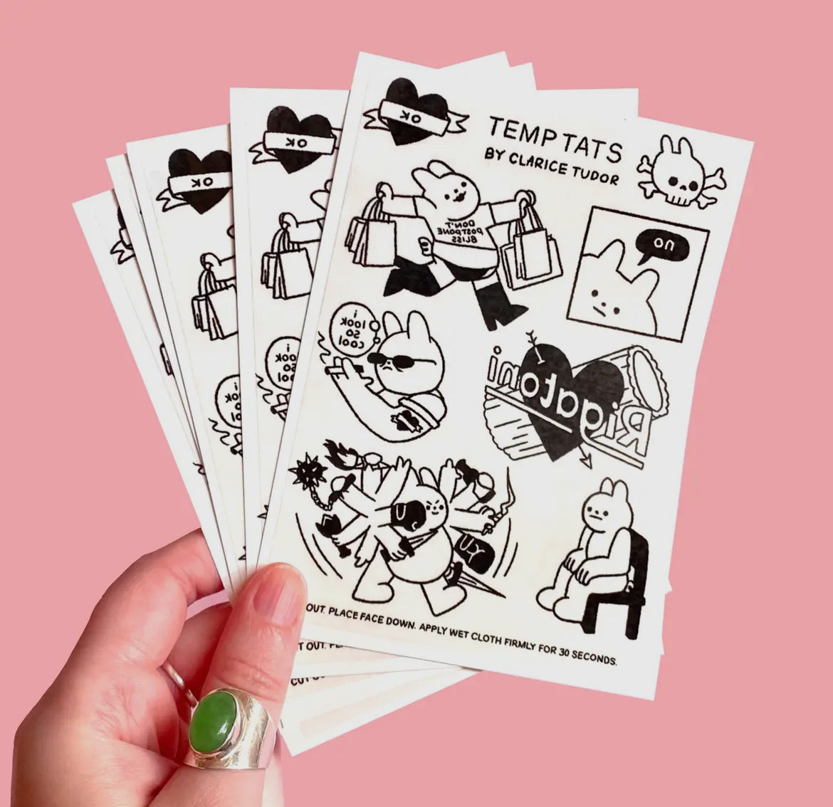 Temporary Tattoo Sheet