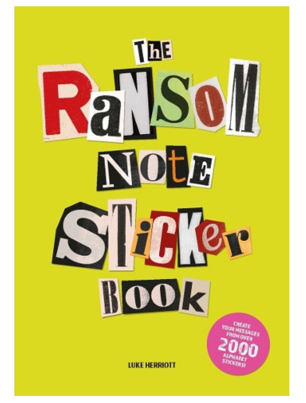 The Ransom Note Sticker Book
