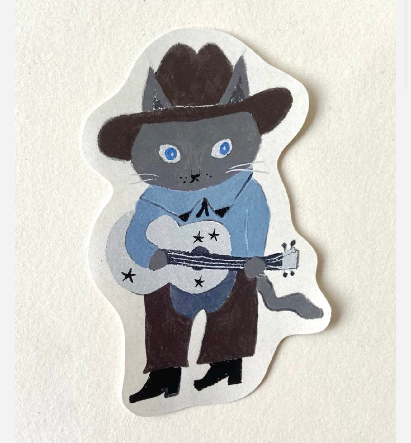 Little Cowboy Sticker Die Cut Sticker