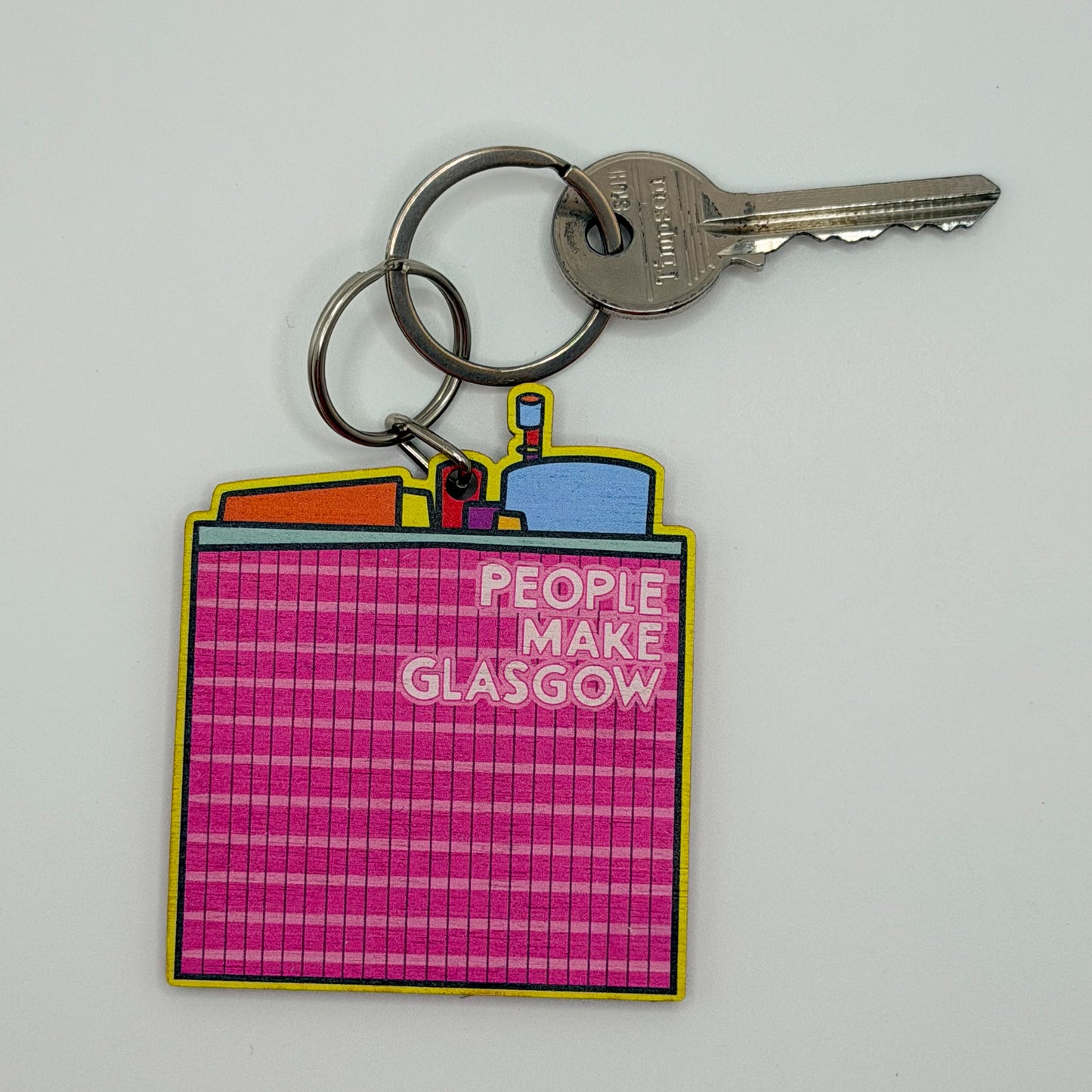 People Make Glasgow Keyring