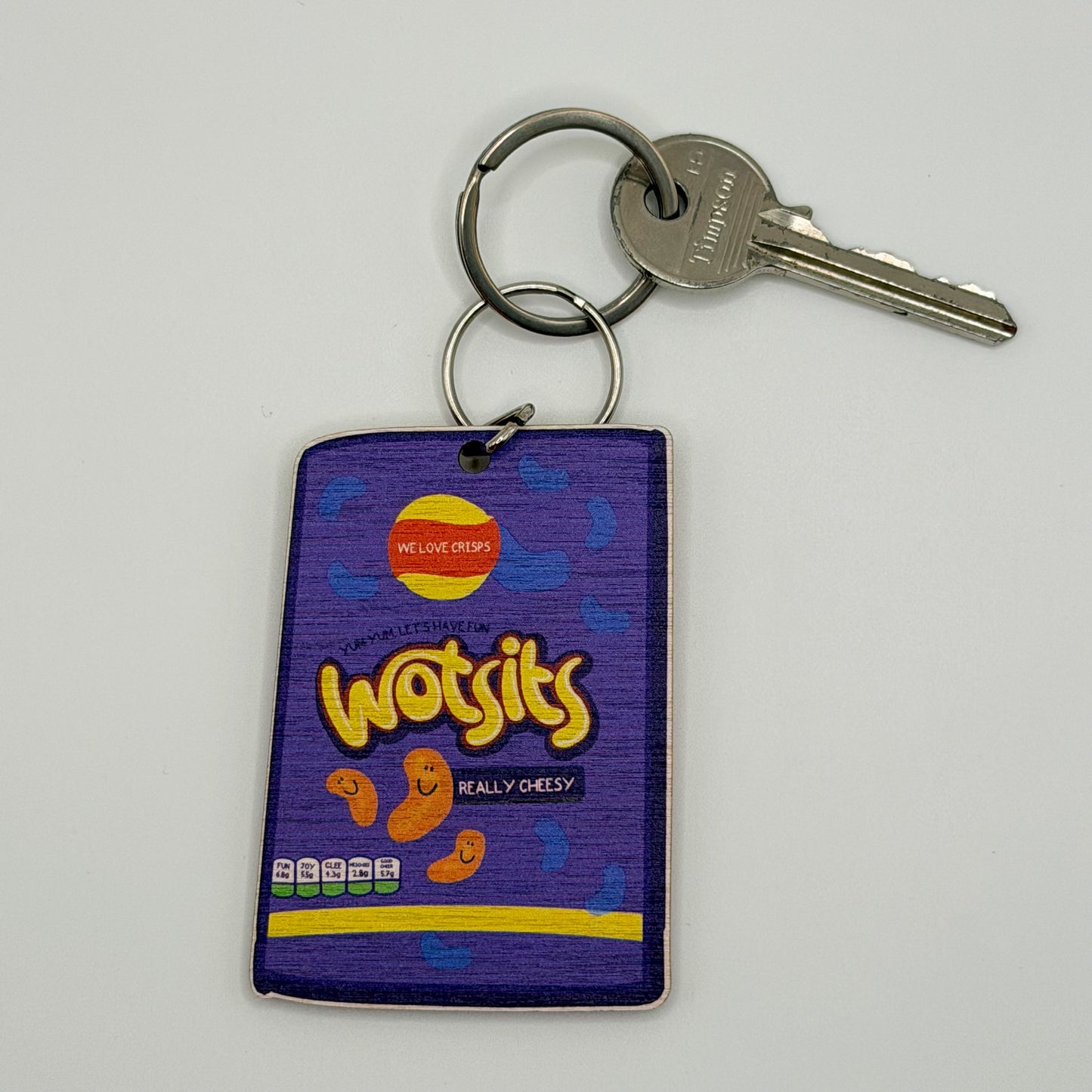 Wotsits Wooden Keyring
