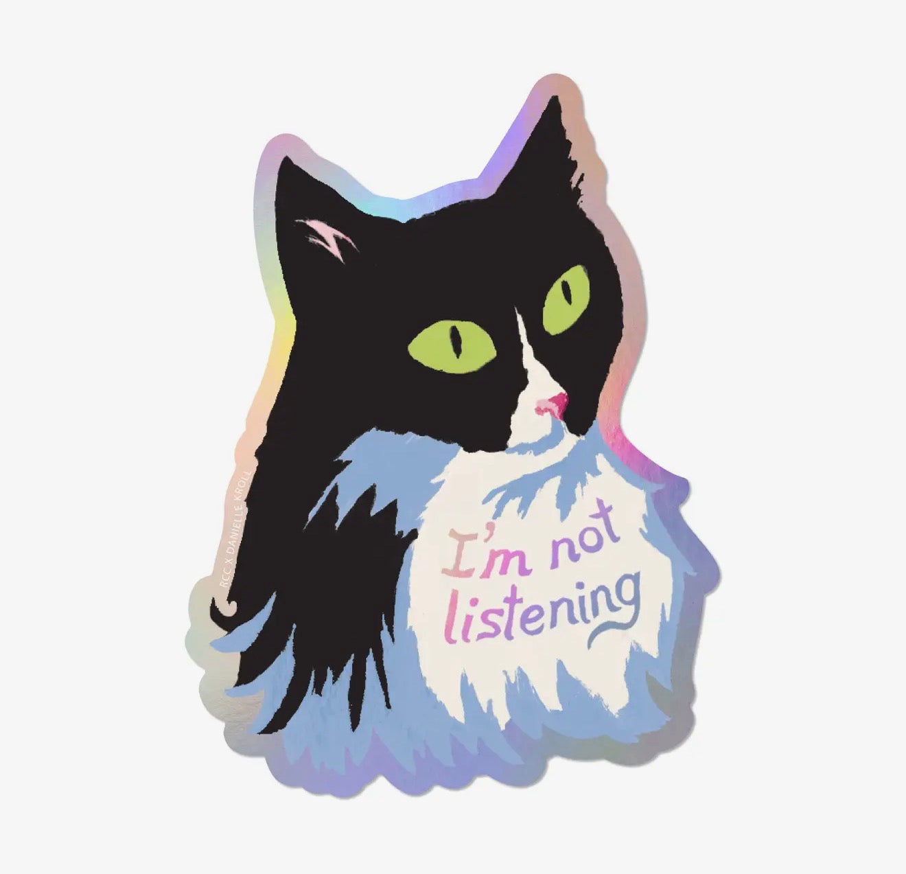 Not Listening Sticker