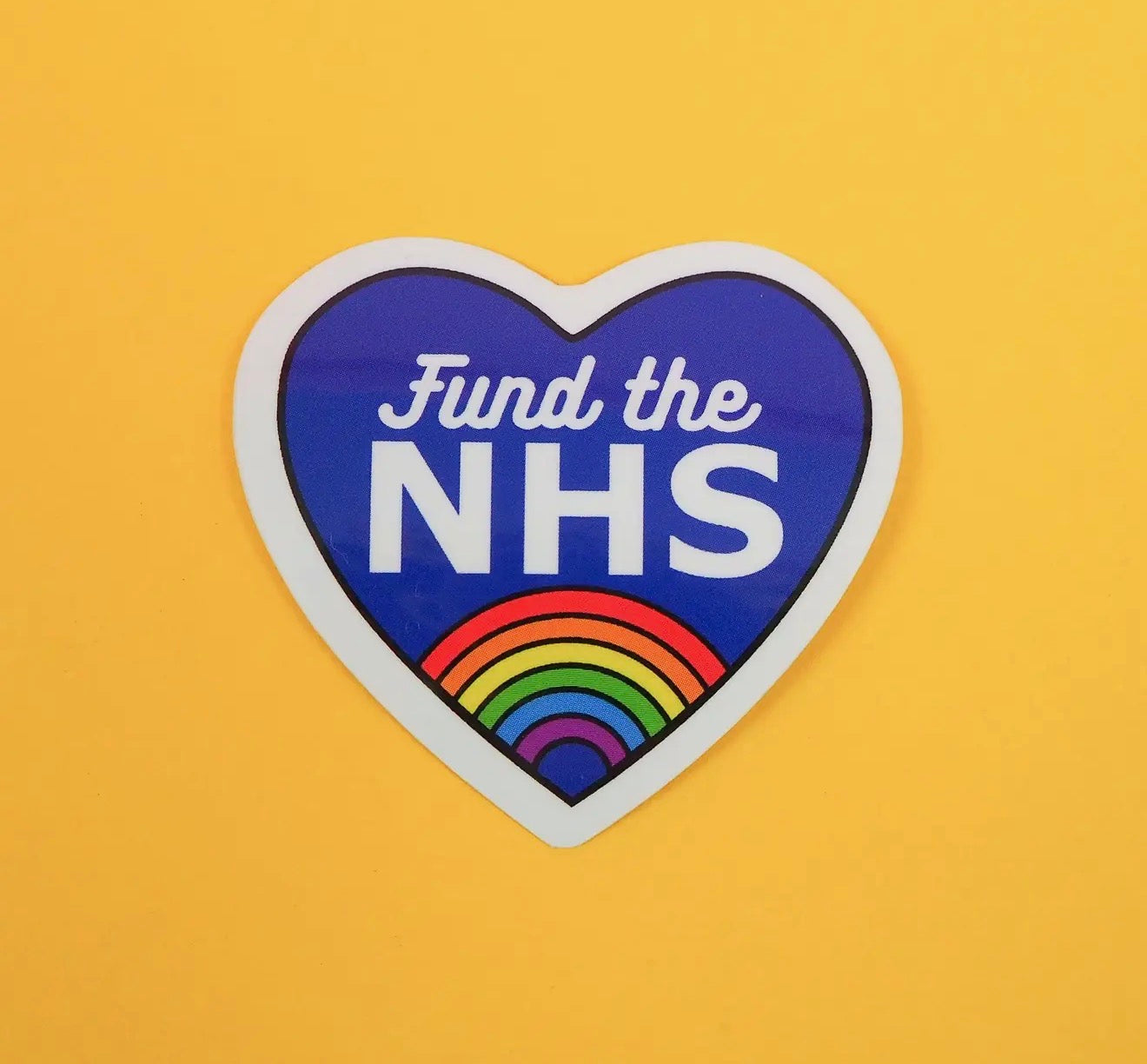 Fund the NHS Vinyl Sticker