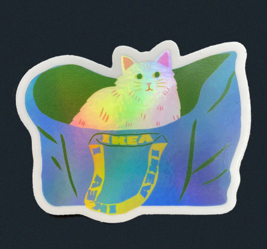 Ikea Cat Sticker