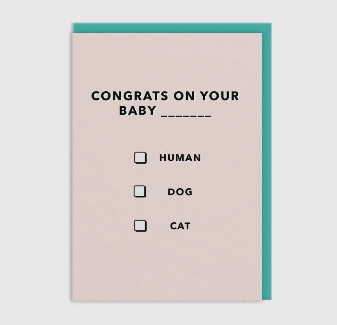 Congrats On Your Baby Insert Here Greeting Card