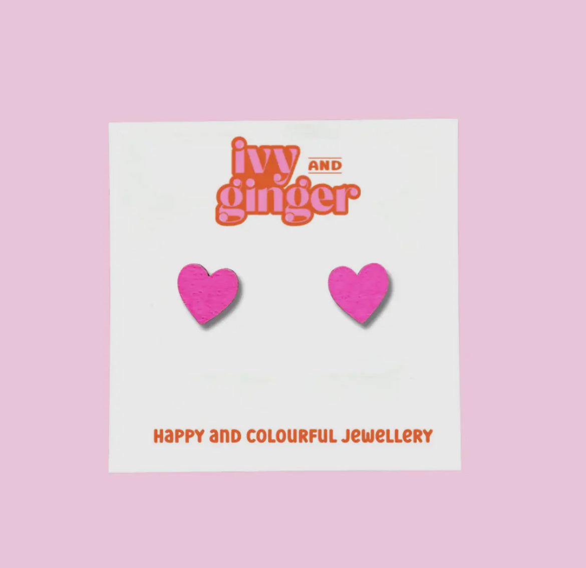 Heart Stud Earrings