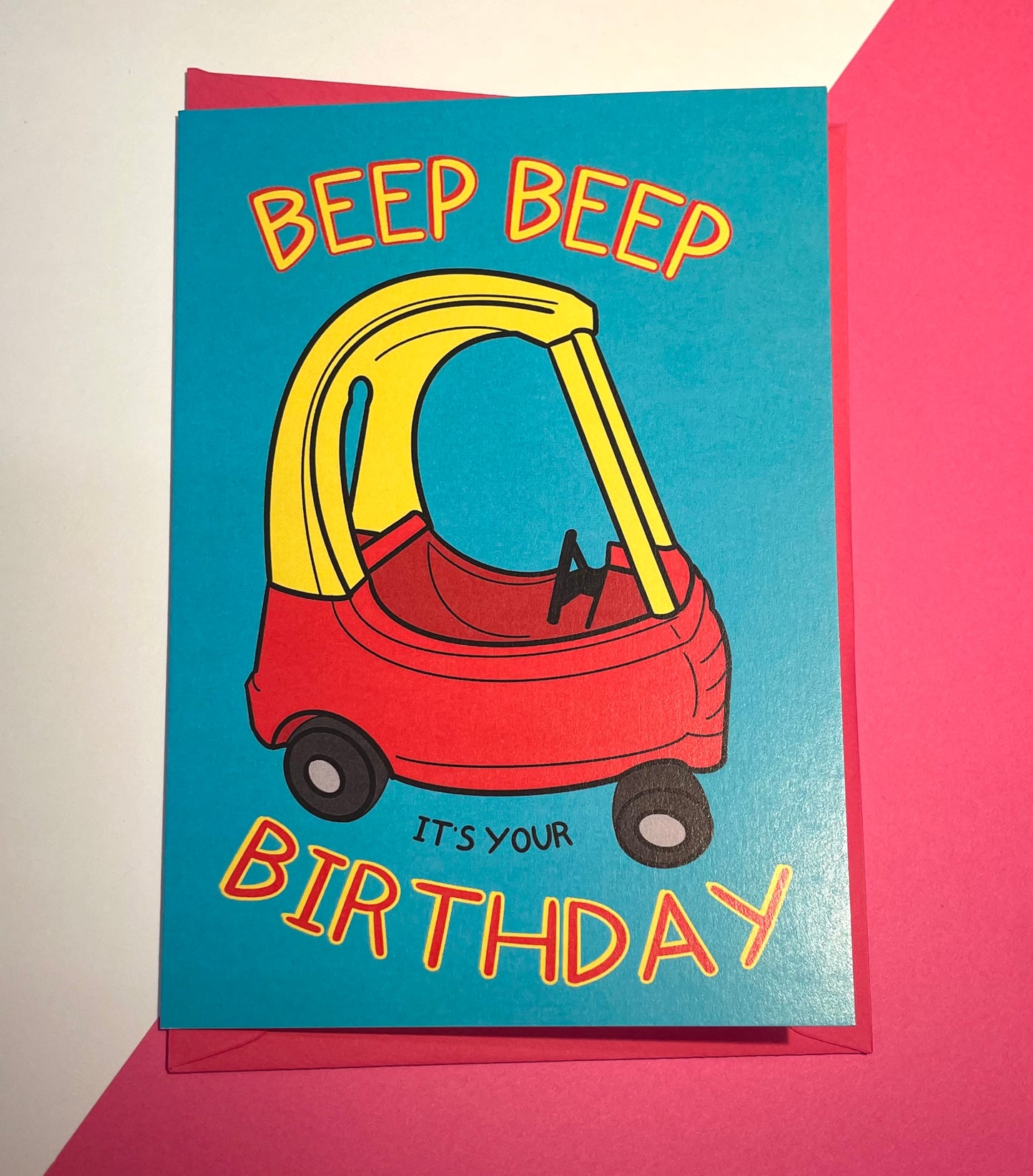 Beep Beep Birthday Greetings Card