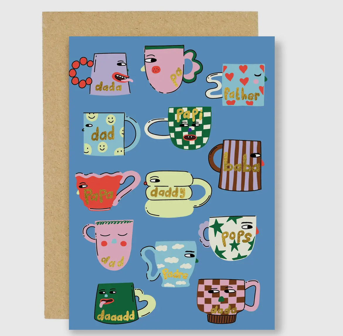 Papa Mugs Card