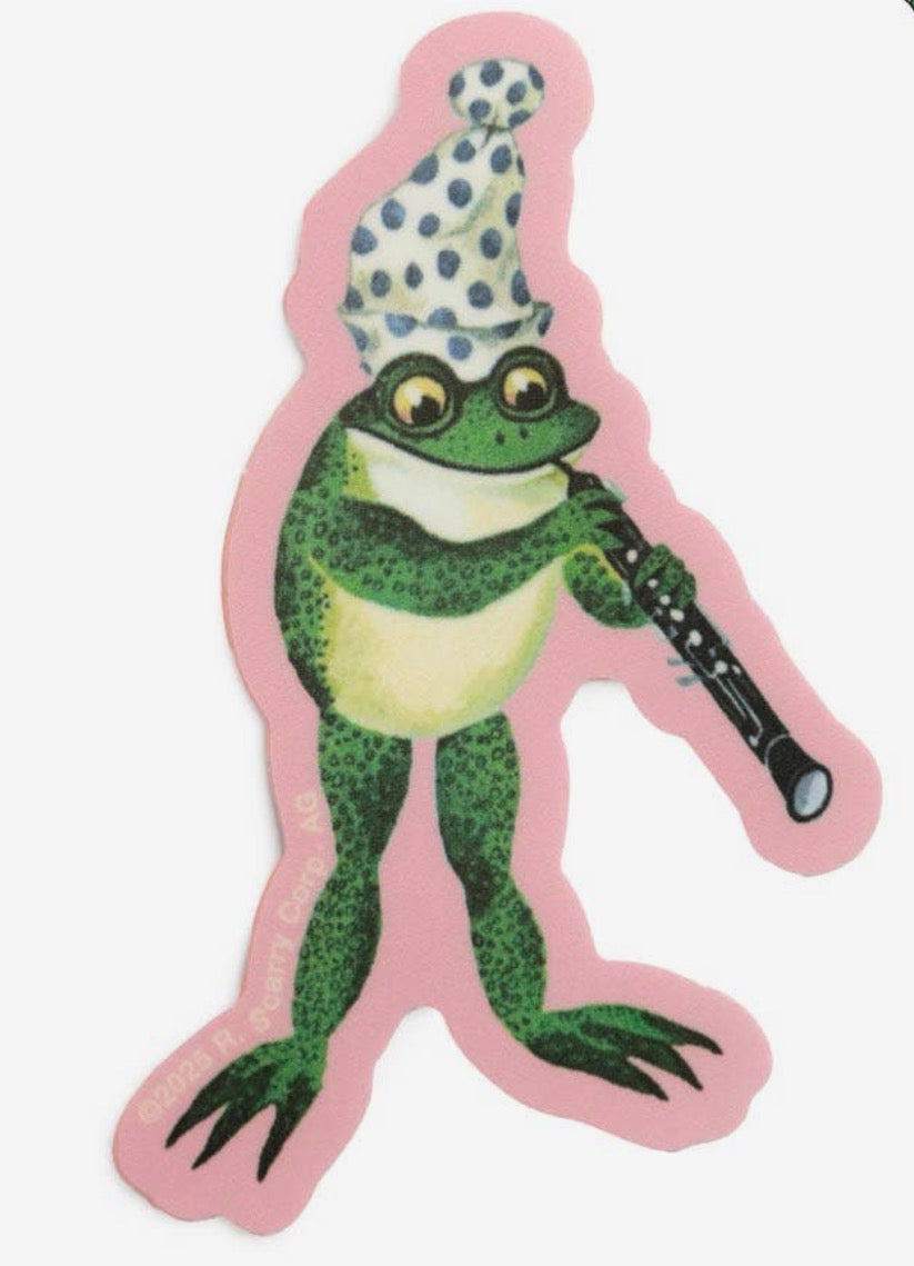 Musical Frog Sticker