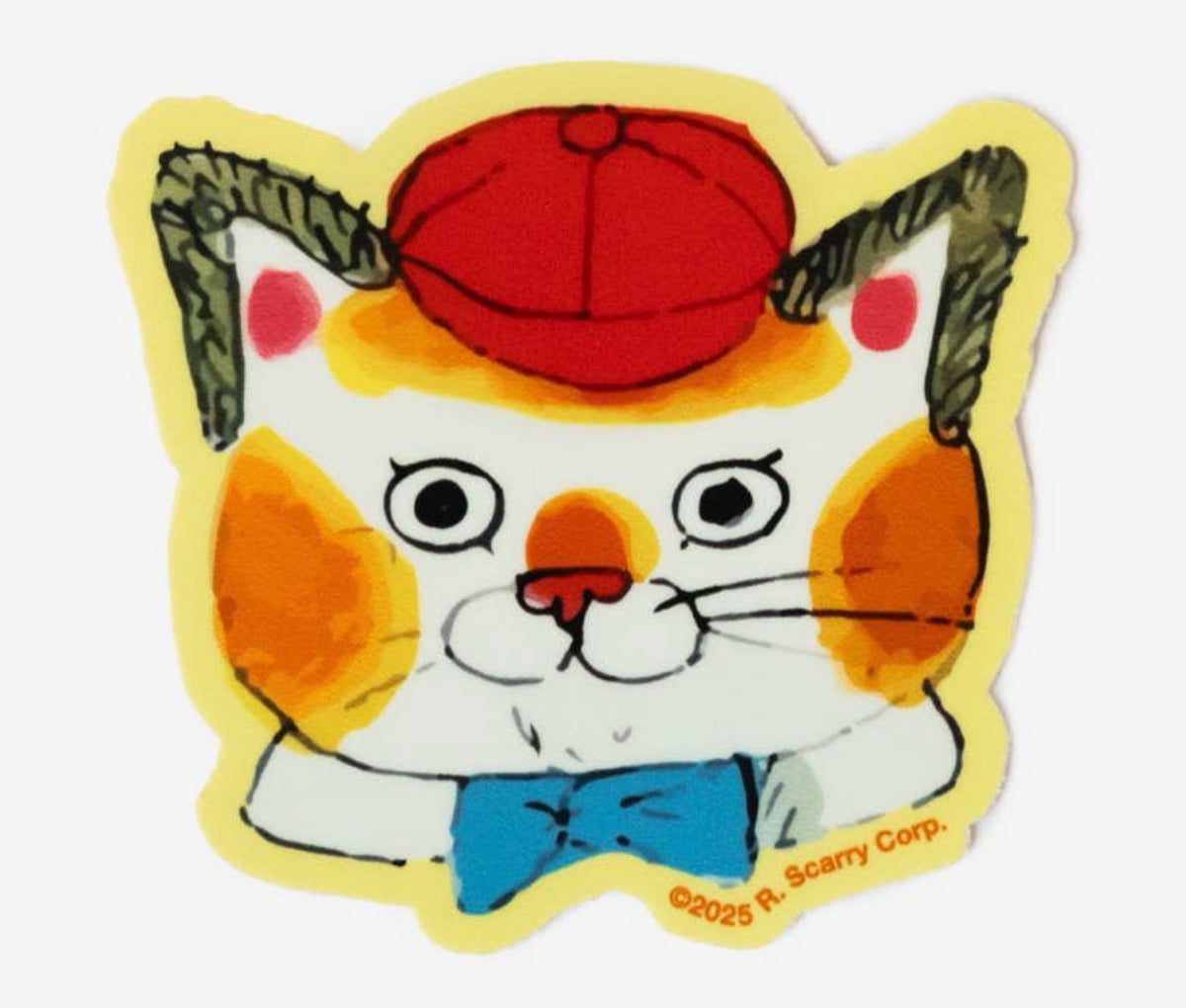 Huck Cat Sticker