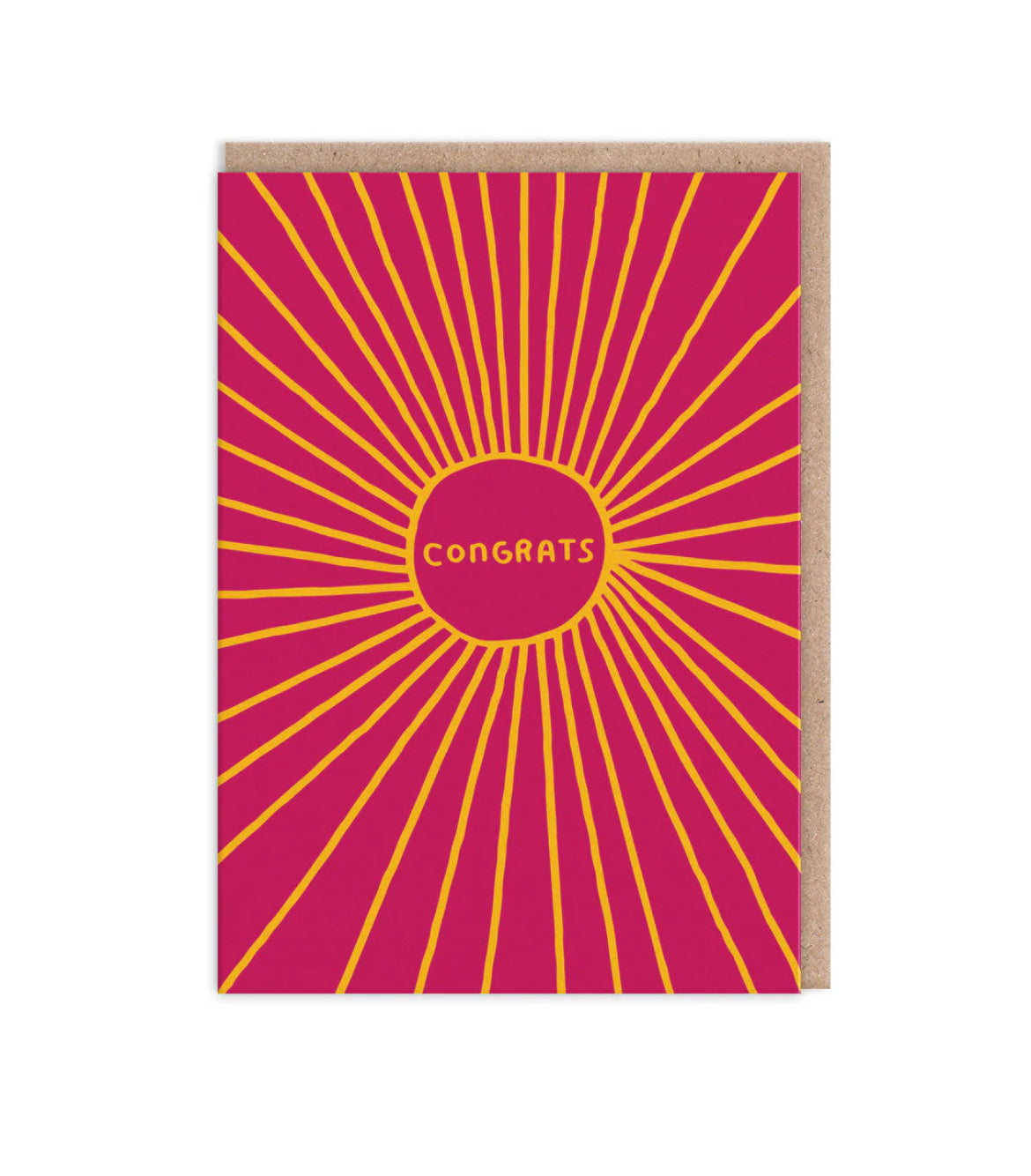 Sunburst Congratulations Greeting Card