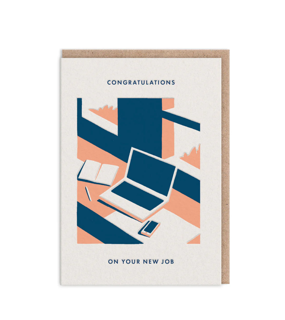 New Job Laptop Greeting Card