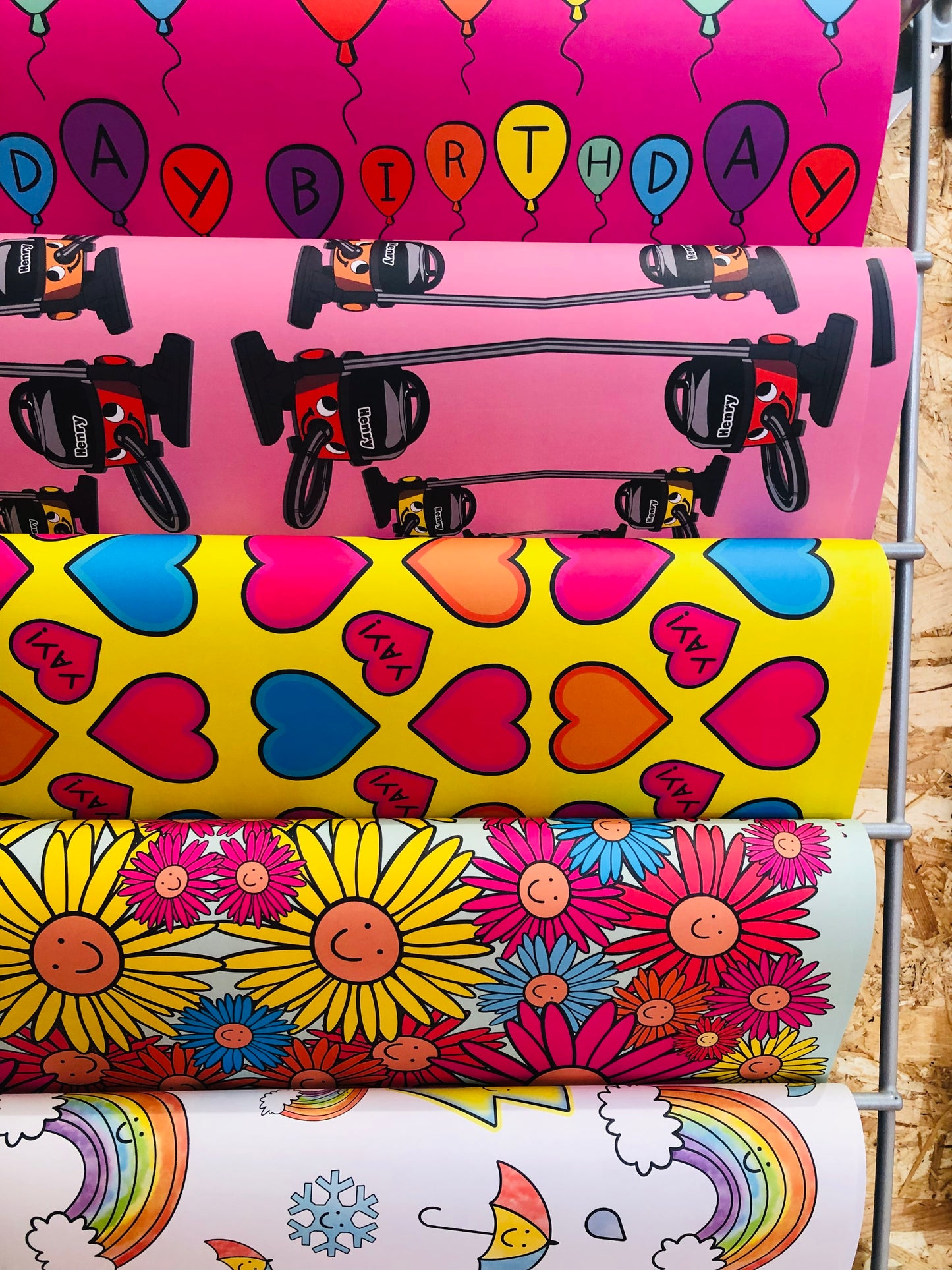 Birthday Balloons Wrapping Paper