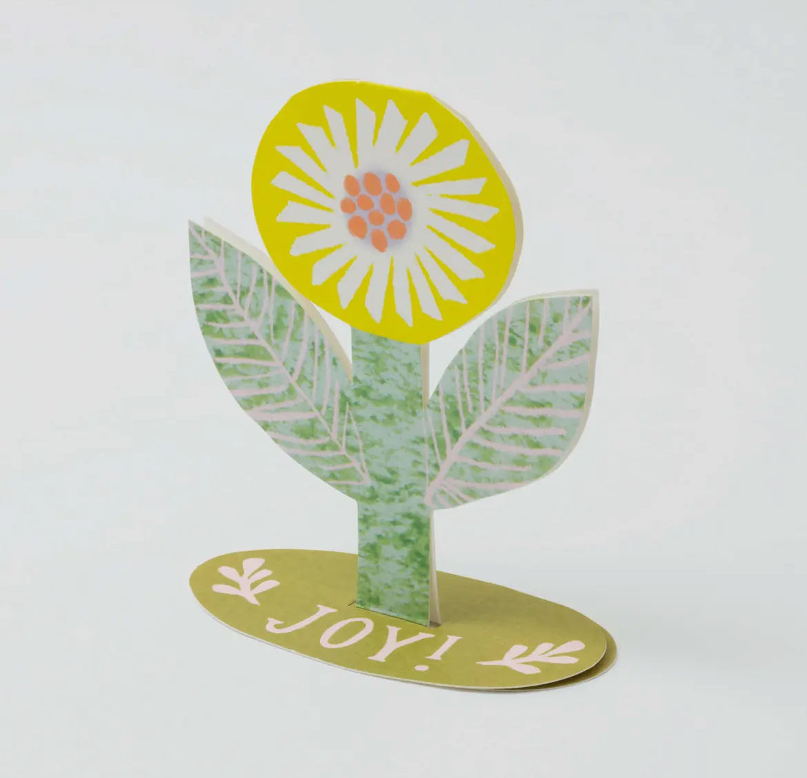 Joy Flower Stand-Up Card