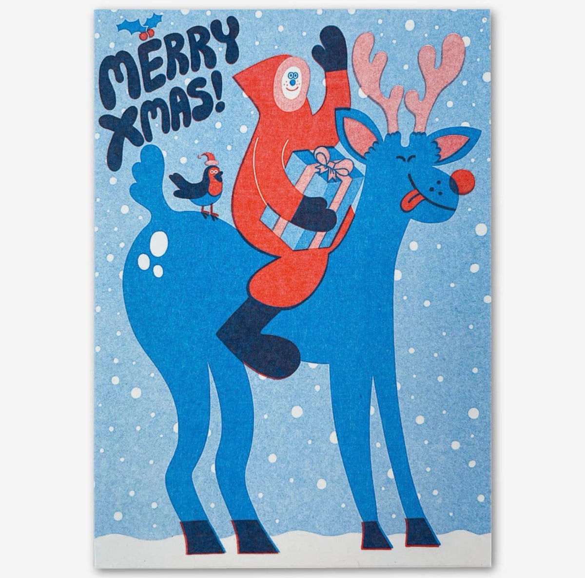 Reindeer Christmas Card