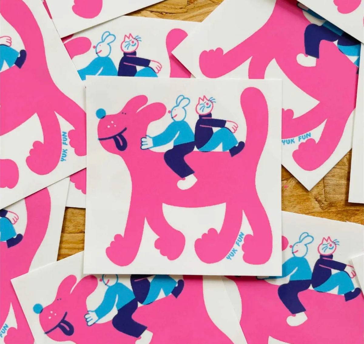 Dog Riders Eco Vinyl Sticker