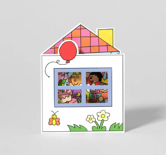 Birthday House Party Card