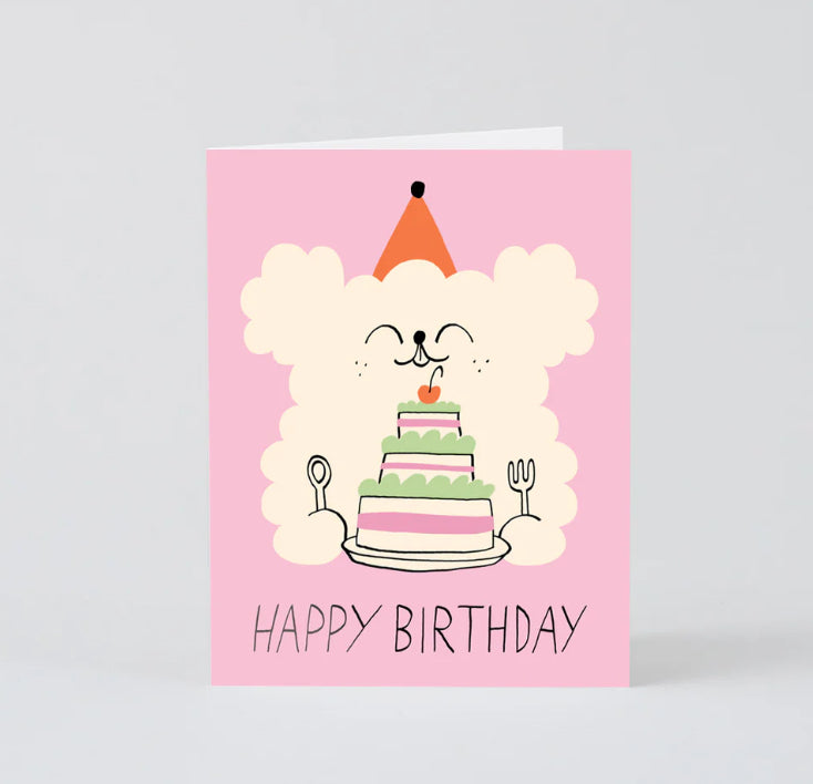 Happy Birthday Dog Card