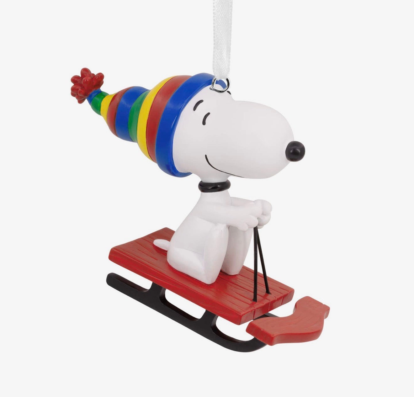 Snoopy On Sled Christmas Decoration