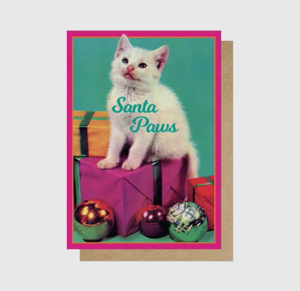 Santa Paws Greetings Card