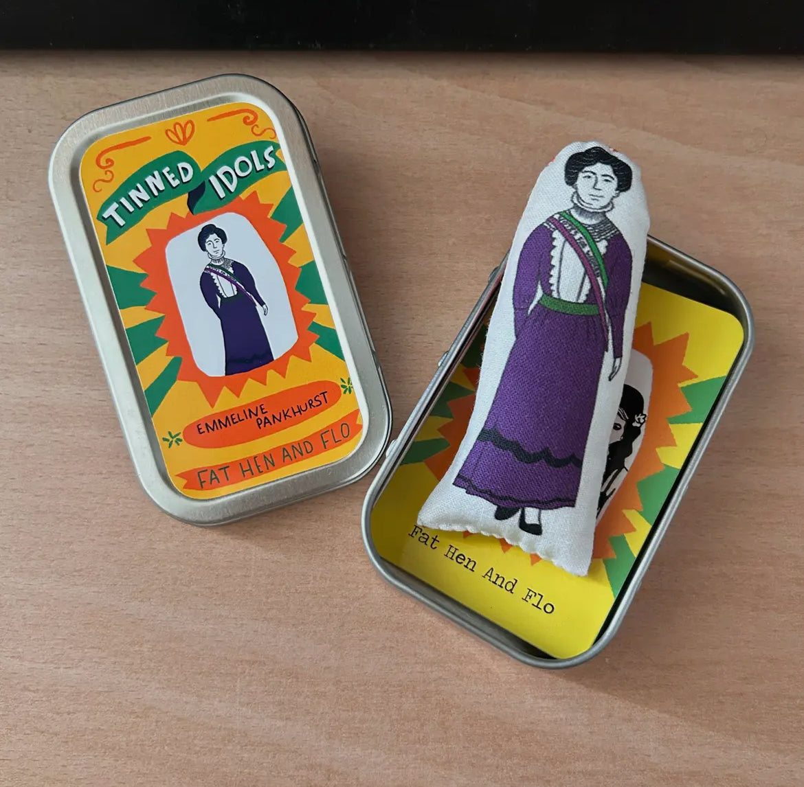 Emmeline Pankhurst- Mini Keepsake Doll