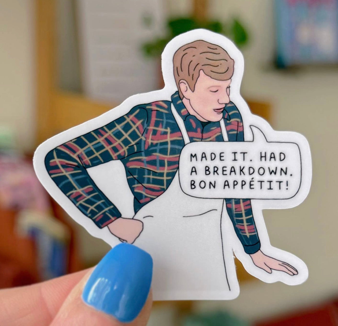 Bon Appetit Vinyl Sticker