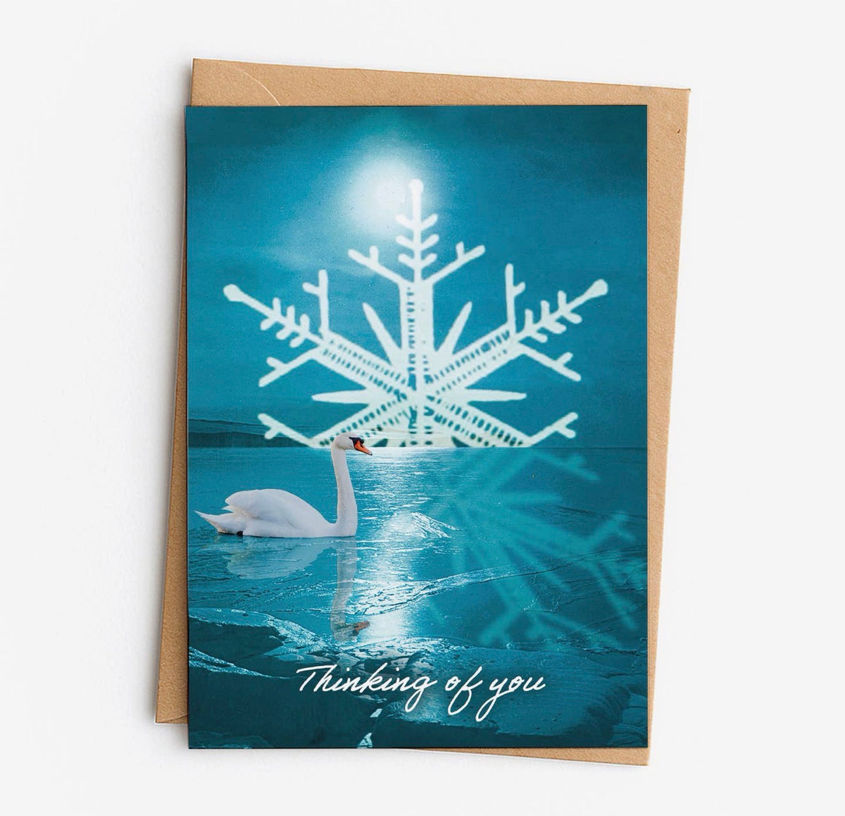Swan Lake (Thinking of You) Greeting Card