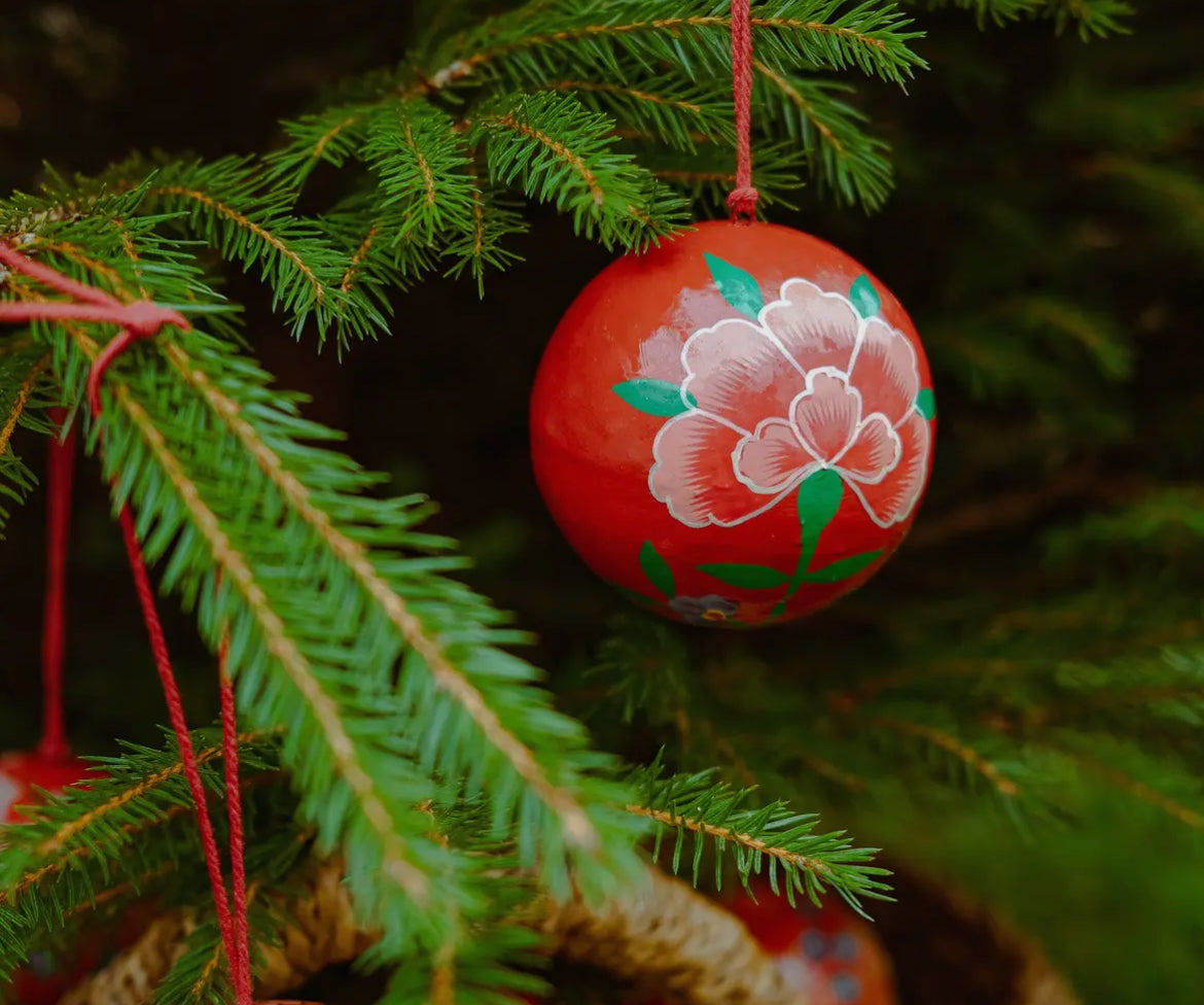 Rosy Red Bauble