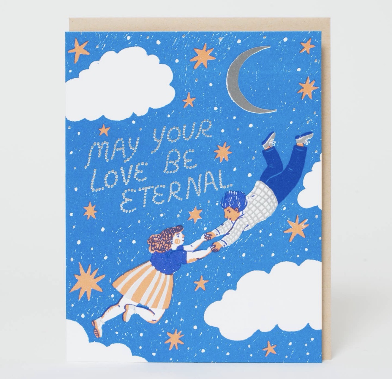 Congrats Eternal Love Letterpress Greeting Card
