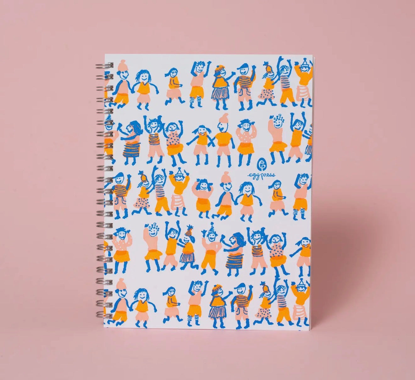 Rainy Day Parade Blank Letterpress Notebook