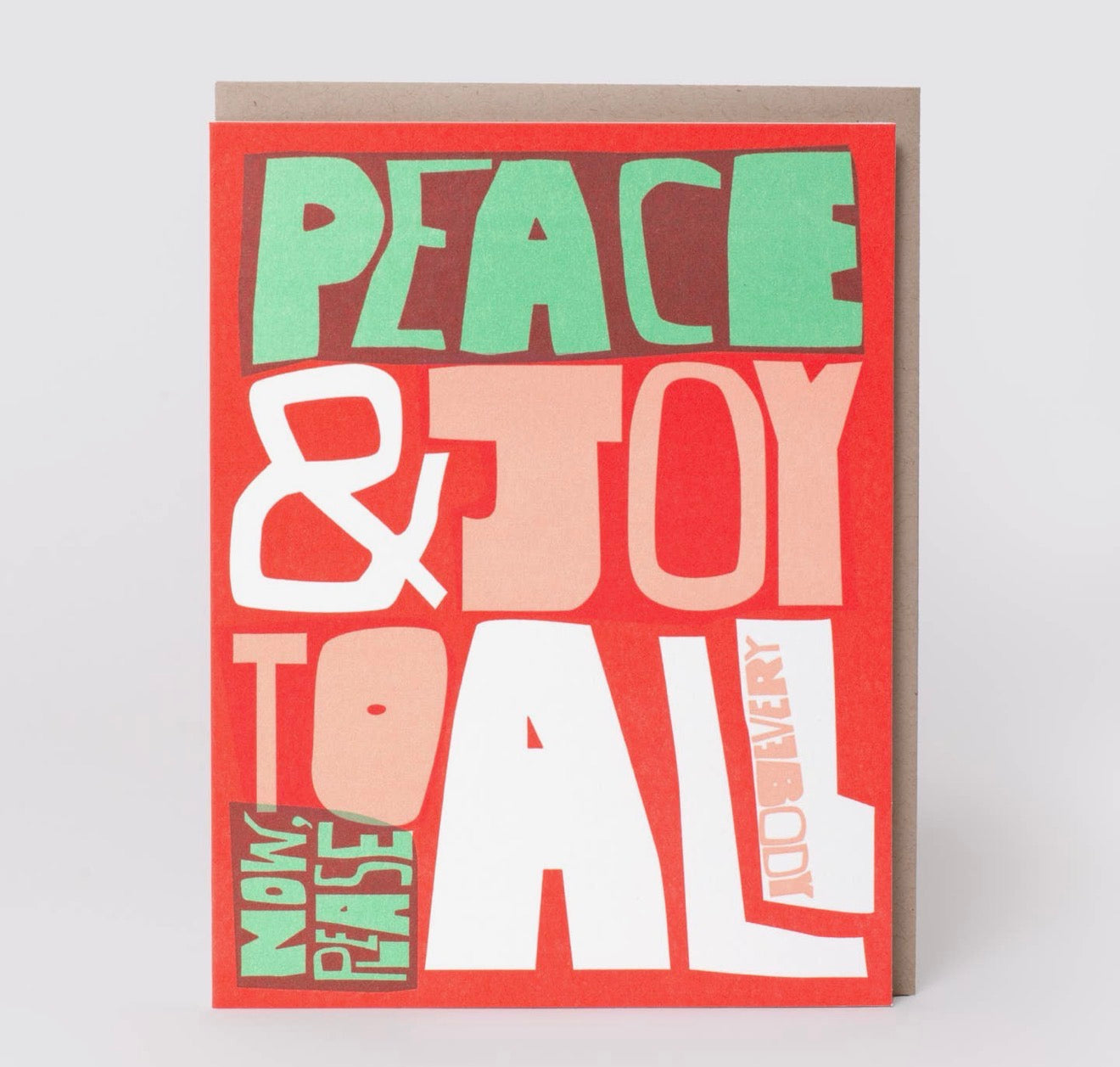 Peace and Joy Holiday Card