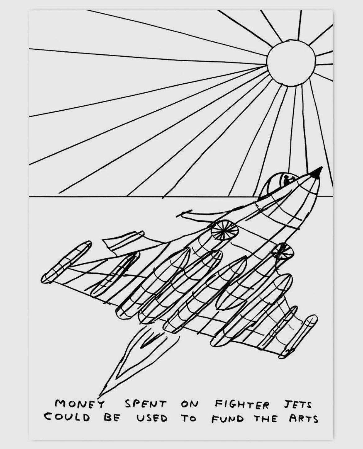 Fighter Jets postcard