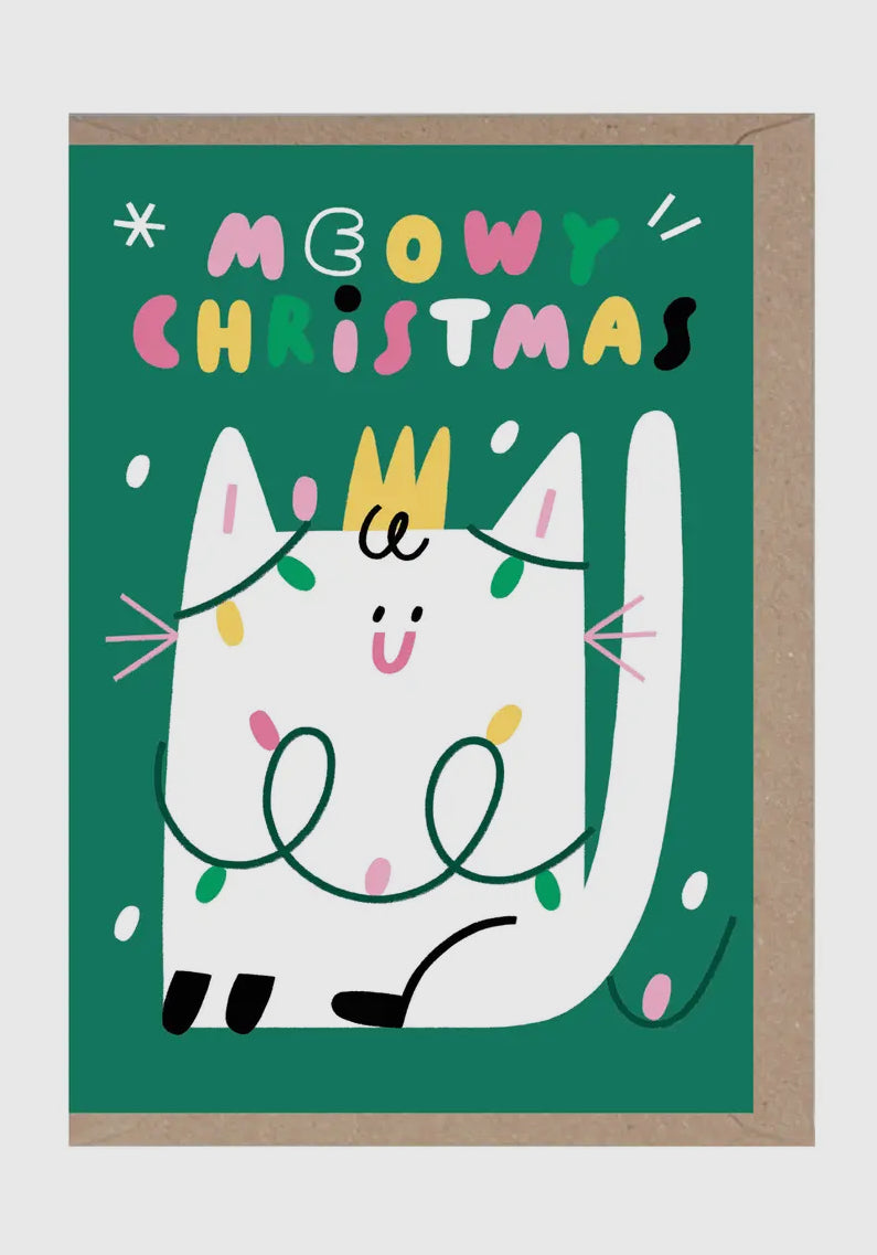 Meowy Chirstmas Card