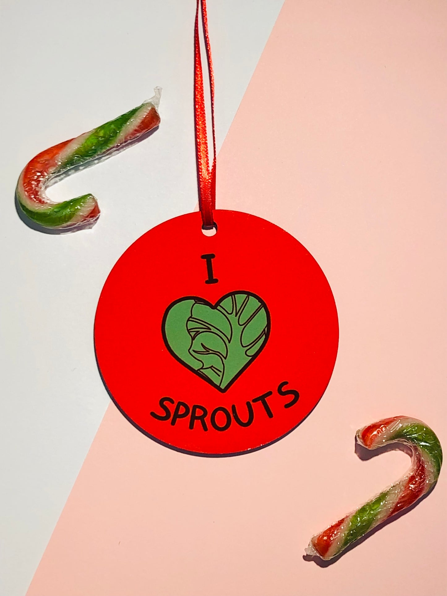 I Love Sprouts Christmas Decoration