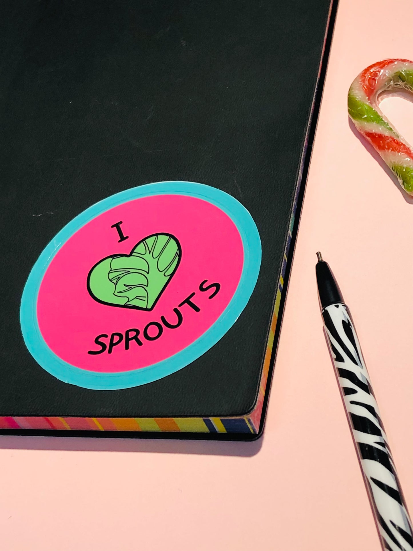 I Love Sprouts Sticker