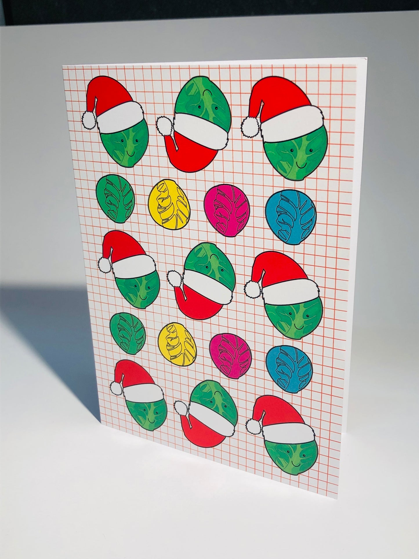 Sprout Pattern Christmas Card