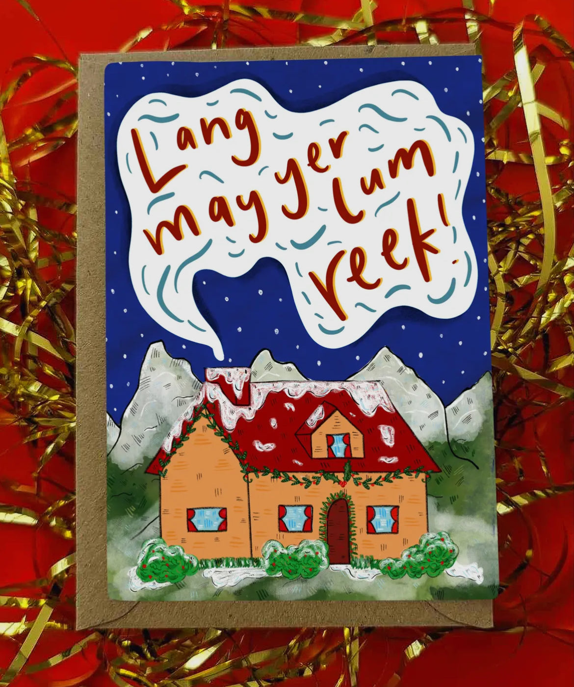 Lang May Yer Lum Reek Card